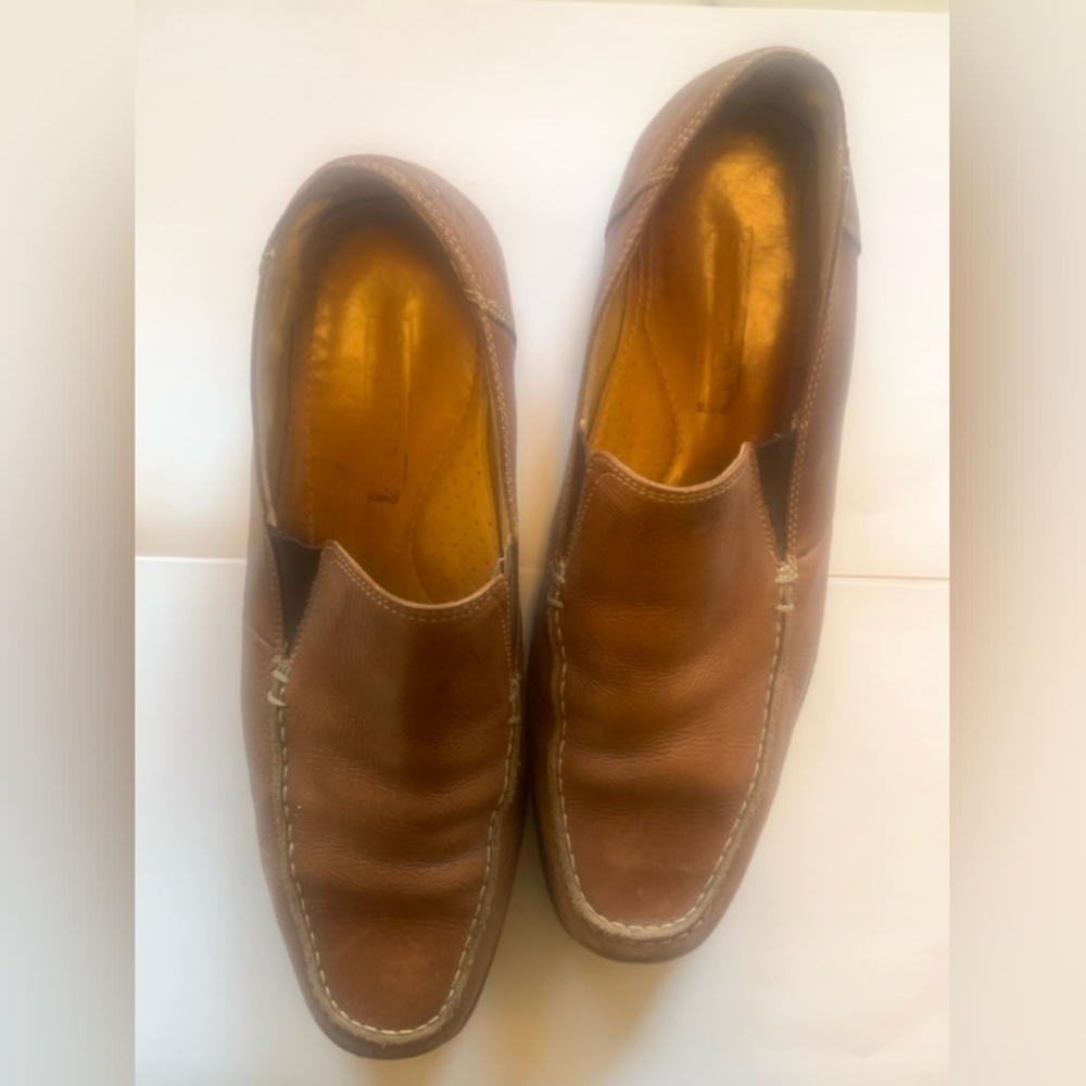 SANDRO MOSCOLONI (France) Venetian Leather Loafer- Size 10.5D-Tan - Picture 5 of 5
